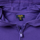 Bluza dla dziewczynki rozpinana z kapturem OVS Basic Solid Passion Flow 1827084 146 cm Fioletowa (8056781665954) - obraz 3