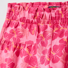 Дитячі шорти для дівчинки OVS Aop Short 15-2216 Aop Flowers 1804273 104 см Рожеві (8056781108857) - зображення 3