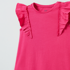 Дитяча сукня для дівчинки OVS Solid Dress 18-2140 Tpg 1803975 110 см Рожева (8056781105801) - зображення 3