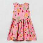 Sukienka letnia dla dziewczynki OVS Aop Dress 15-2216 Aop 1804224 110 cm Różowa (8056781108376) - obraz 2