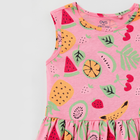 Sukienka letnia dla dziewczynki OVS Aop Dress 15-2216 Aop 1804224 134 cm Różowa (8056781108413) - obraz 3