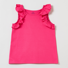 Koszulka na ramiączkach dziecięca dla dziewczynki OVS Solid Tank Lt Magenta 1800126 128 cm Różowa (8056781065020) - obraz 1