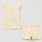 Піжама літня дитяча OVS Pyjama Sp Fruits Top + Bottom Aop 1802843 170 см Pink (8056781091999) - зображення 1