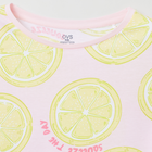 Letnia piżama dziecięca OVS Pajama Sp Fruits Top + Bottom Aop 1802843 170 cm Pink (8056781091999) - obraz 3