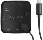 Hub USB 7 w 1 microUSB Logilink (4052792053128) - obraz 1