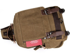 Тактичний чоловічий рюкзак Vintage Бежевий рюкзак для чоловіка (206845) - зображення 6
