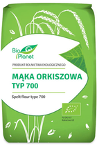 BIO PLANET Mąka orkiszowa typ 700 BIO 1kg (5907814669568) - obraz 1