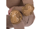 Тактические наколенники и налокотники T-Pads защитные анатомичной формы Койот - изображение 4
