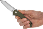 Нож CJRB Knives Kicker SW D2 G10 Olive (27980286) - изображение 6