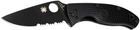 Нож Spyderco Tenacious Black Blade FRN полусеррейтор (871393) - изображение 2