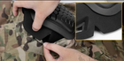 Тактические защитные наколенники налокотники PA14 WoSporT (Черно/Кайот) - изображение 4