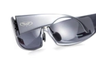 Очки защитные открытые Global Vision BAD-ASS-1 GunMetal (gray) серые в тёмной металлической оправе - изображение 8
