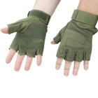 Тактические Перчатки С Открытыми Пальцами Размер M Oakley Олива OQW78 - изображение 2