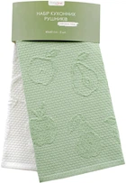 Набір кухонних рушників Home Line Зелений 40х60 см 2 шт (175797 HL)