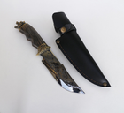 Охотничий нож Медведь бронза ручной работы Гранд Презент Н022 - изображение 1