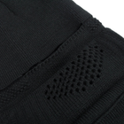 Вязаная зимняя шапка-балаклава черная / Теплый подшлемник размер универсальный - изображение 7