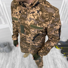 Мужской Костюм SoftShell на Флисе / Водонепроницаемый Комплект Куртка с капюшоном + Брюки пиксель размер XXL - изображение 4