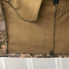 Чоловічий Костюм SoftShell на Флісі / Водонепроникний Комплект Куртка з капюшоном + Штани піксель розмір S - зображення 6