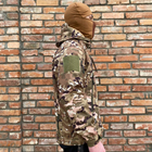 Мужская водонепроницаемая куртка с капюшоном Han wild G8 Softshell на флисе мультикам размер M - изображение 2