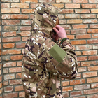 Мужская водонепроницаемая куртка с капюшоном Han wild G8 Softshell на флисе мультикам размер M - изображение 4
