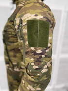 Тепла чоловіча куртка SoftShell на флісі з липучками під шеврони мультикам розмір XL - зображення 2