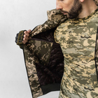 Чоловічий Демісезонний Бомбер Ріп-стоп з капюшоном / Куртка з підкладкою лаке піксель розмір 3XL - зображення 7