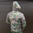 Демисезонная мужская Куртка с капюшоном на подкладке Omni-Heat мультикам размер 5XL - изображение 3