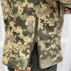 Мужская демисезонная Куртка с капюшоном Single Sword Softshell на двойном флисе пиксель размер XXL - изображение 6