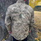 Чоловіча демісезонна Куртка Ripstop з капюшоном та високою горловиною камуфляж розмір XL - зображення 3