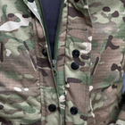 Демісезонна чоловіча Куртка з капюшоном Han wild G8 ріп-стоп на флісі мультикам розмір 2XL - зображення 6