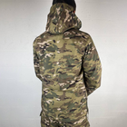 Чоловіча демісезонна Куртка з капюшоном Softshell на флісі мультикам розмір XXXL - зображення 4