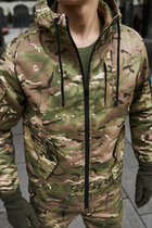Чоловіча Демісезонна Куртка на Флісі подовжена мультикам розмір XL - зображення 6