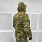 Чоловіча демісезонна Куртка з капюшоном із водонепроникної спецтканини на флісі піксель розмір XXXL - зображення 4