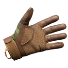 Плотные перчатки Razor с защитными накладками и антискользящими вставками койот размер XL - изображение 5