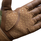 Плотные перчатки Razor с защитными накладками и антискользящими вставками койот размер XL - изображение 6