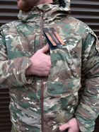 Мужская зимняя Куртка Army M-65 с капюшоном / Бушлат с водонепроницаемым отталкиванием мультикам размер XXXL - изображение 3