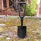 Туристична багатофункціональна Лопата М-Тас розкладна з чохлом чорна 22х15,5 см - зображення 8