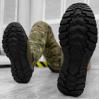 Чоловічі міцні Кросівки із посиленими вставками Cordura на гумовій підошві олива розмір 45 - зображення 4