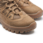 Универсальные легкие Кроссовки с мембраной койот / Кожаная влагостойкая обувь размер 40 - изображение 8