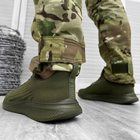 Легкі чоловічі Кросівки Resistant із дихаючого сітчастого матеріалу олива розмір 42 - зображення 3