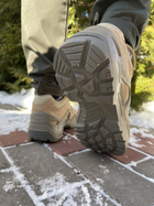 Замшевые мужские Кроссовки VOGEL с мембраной / Демисезонная обувь в песочном цвете размер 44 - изображение 6