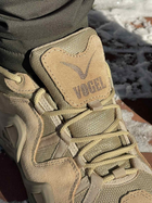 Замшевые мужские Кроссовки VOGEL с мембраной / Демисезонная обувь в песочном цвете размер 44 - изображение 8