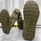 Чоловічі легкі Кросівки BEIN на композитній підошві із сітчастими вставками олива розмір 41 - зображення 4