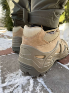 Чоловічі Замшеві Кросівки VOGEL з мембраною / Демісезонне взуття у пісочному кольорі розмір 41 - зображення 5