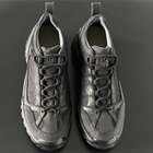Уверсальные летние Кроссовки OTAMAN - mini с гибкой амортизирующей подошвой / Нубуковая обувь черная размер 44 - изображение 6
