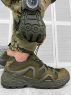 Мужские Кожаные Кроссовки Scooter с мембраной / Водонепроницаемая обувь олива размер 43 - изображение 3