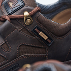 Універсальні вологостійкі Кросівки із натуральної шкіри на двокомпонентній підошві коричневі розмір 43 - зображення 7