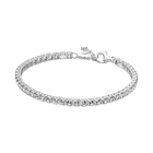 Серебряный браслет для шармов Пандоратеннисного дизайна 591469C01. 16