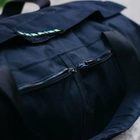 Тактична сумка-баул 100л армійська Оксфорд чорний з клапаном - зображення 5