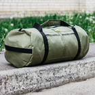 Тактична сумка-баул 100л армійська Оксфорд олива - зображення 3
